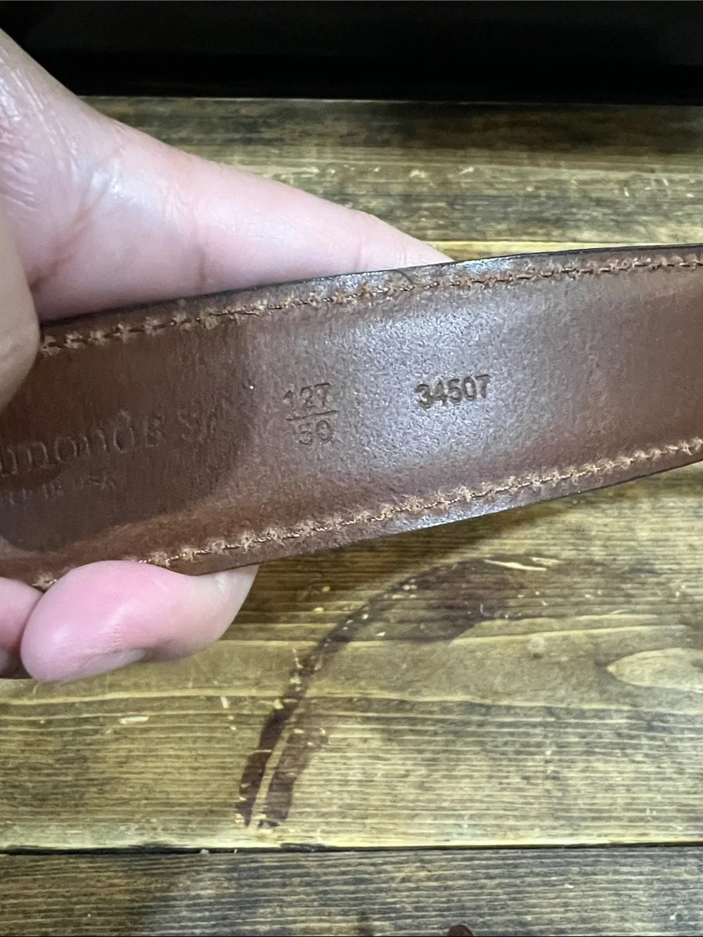 Allen Edmonds genuine Leather Men’s Belt in Brown